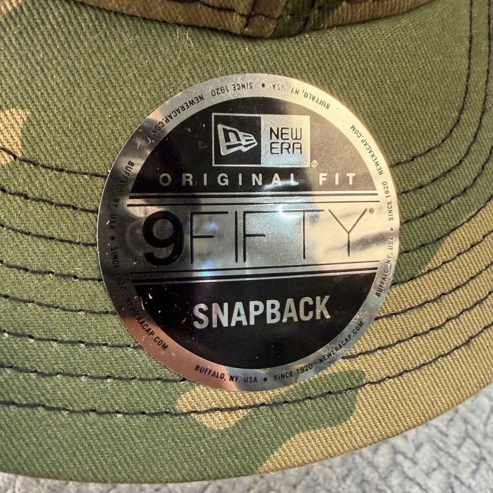 New Era 9FIFTY Snapback Hat Camo Walmart Facility Services Trucker Cap 2041